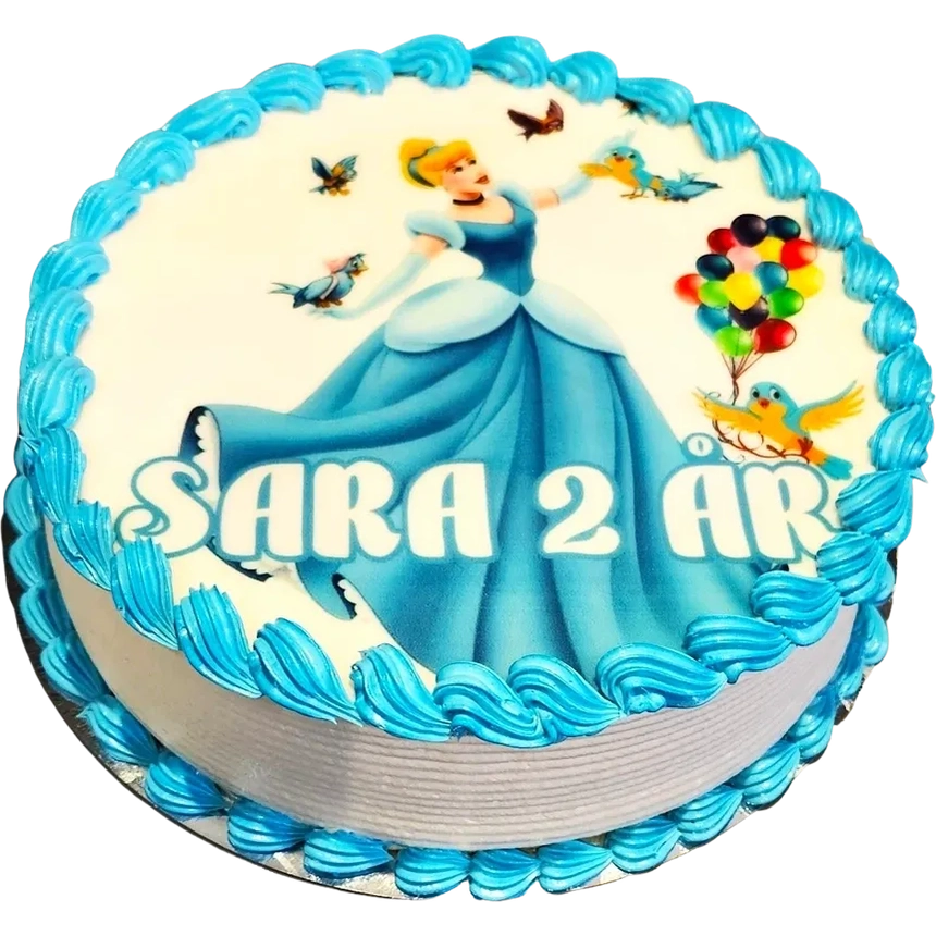 Askungen - tårta - Mintårta