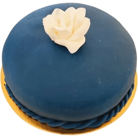 blå princesst tårta - Mintårta