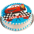 Blixten McQueen tårta - Mintårta