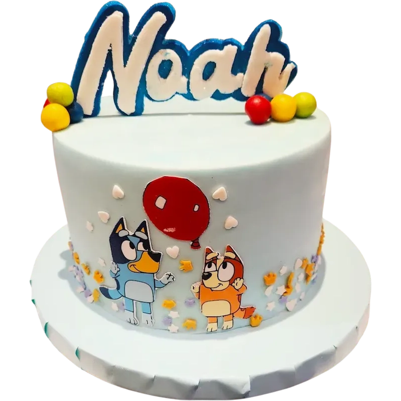 Bluey tårta - Mintårta