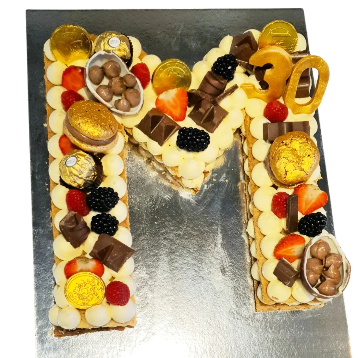 Bokstavstårta - Mintårta