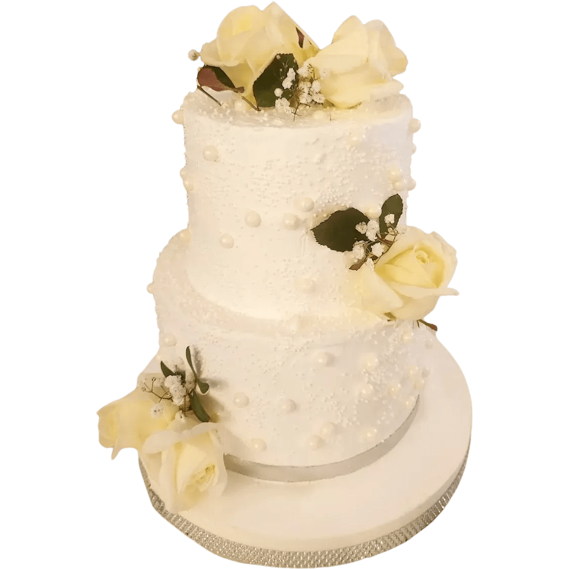 bröllopstårta white pearl - Mintårta