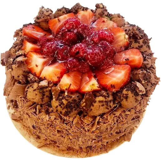 choklad spån frukt - Mintårta