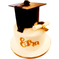 Examenstårta diplom - Mintårta