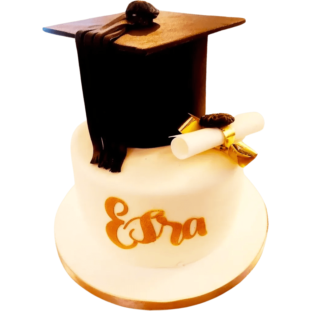 Examenstårta diplom - Mintårta