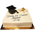 Examenstårta diplom guld - Mintårta