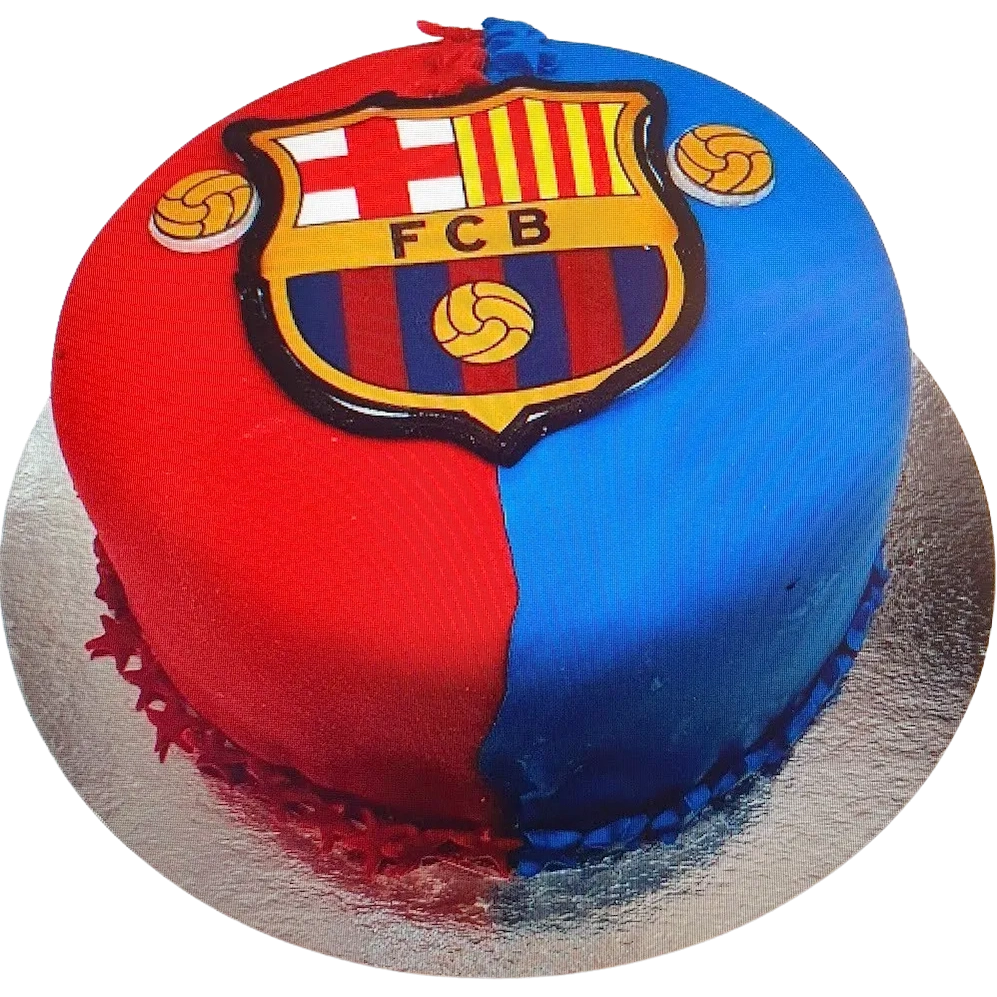 FC Barcelona tårta - Mintårta