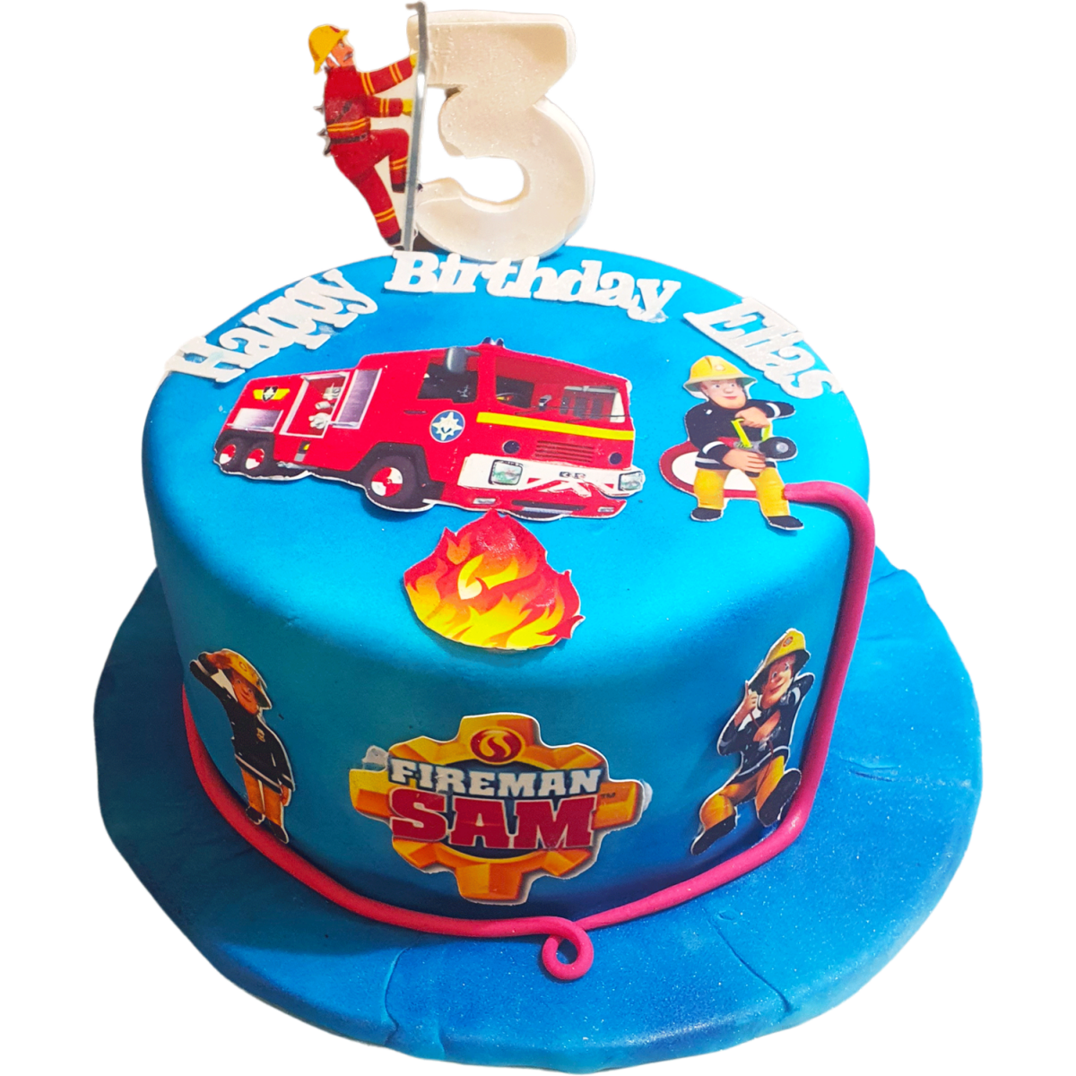 Fireman Sam tårta - Mintårta