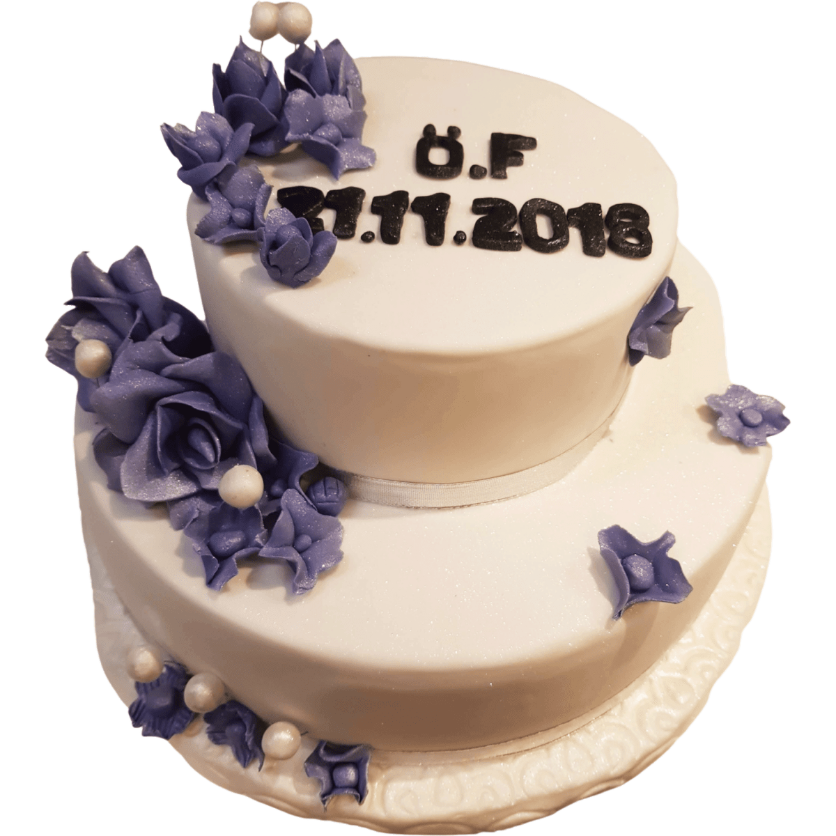 Förlovnings violett - Mintårta