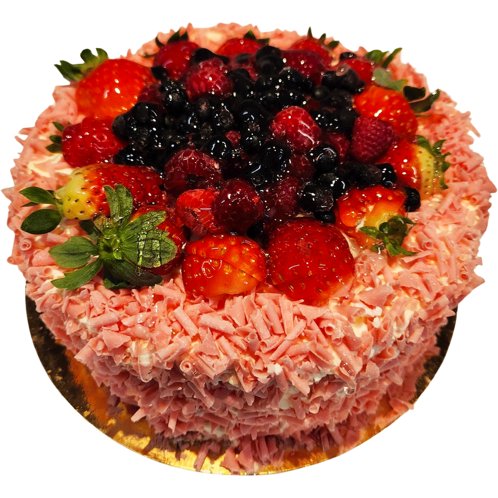 Fruktdröm jordgubb - Mintårta