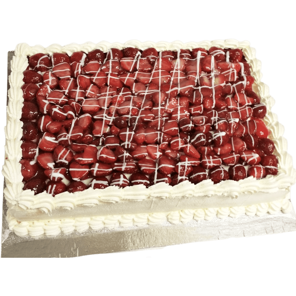 FyrkantigJordgubbs tårta - Mintårta