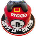 Gaming Cake – Red Edition - Mintårta