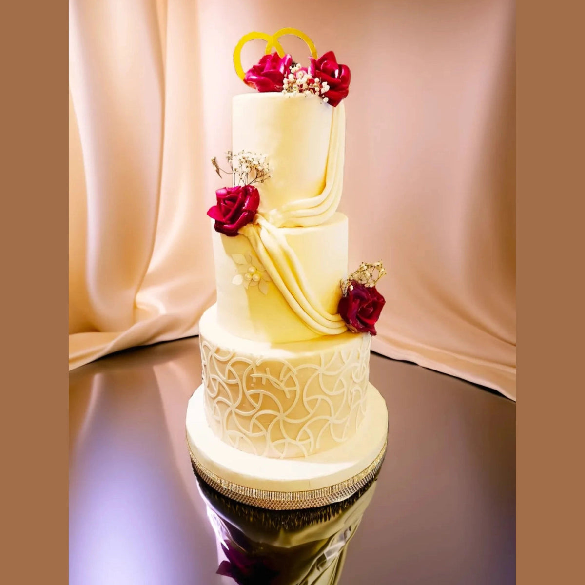 Golden Rose Cascade - Mintårta