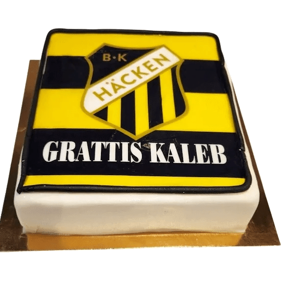 Häcken fotbollslag tårta - Mintårta