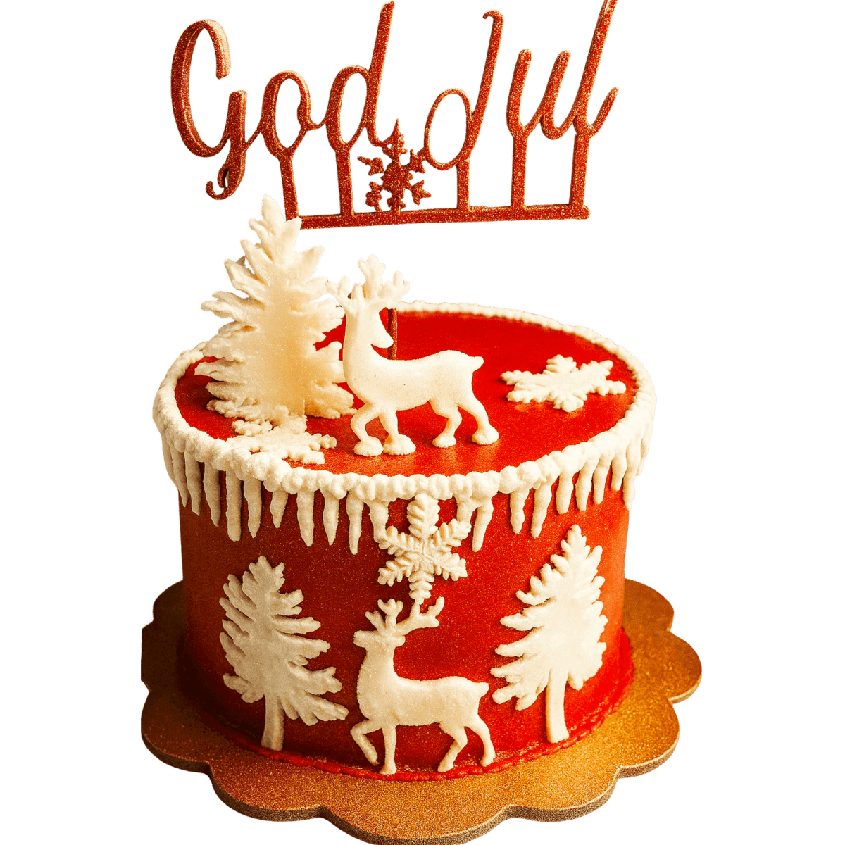 Jul Tårta röd - Mintårta