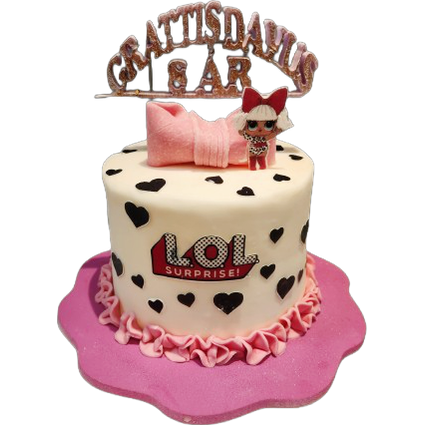 Lol tårta black heard - Mintårta