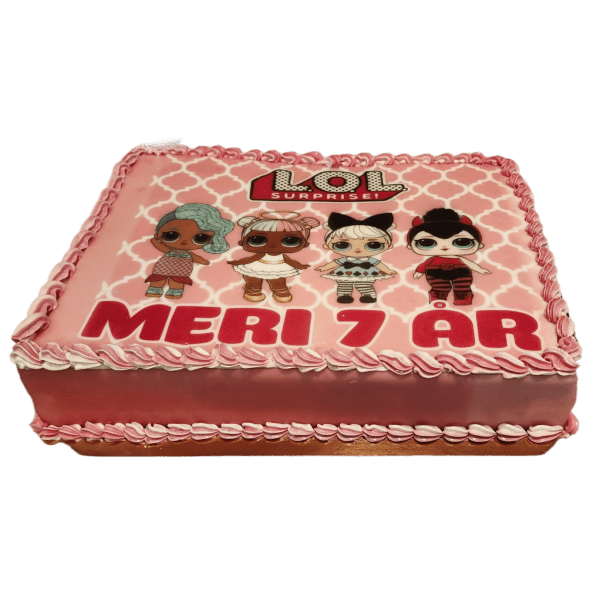 Lol tårta fyrkantig - Mintårta