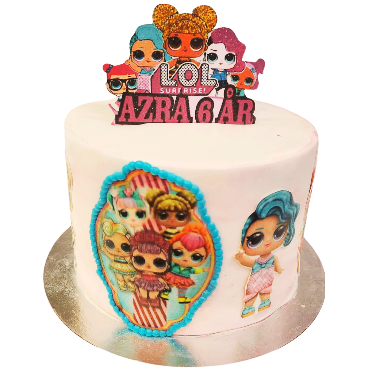 LoL tårta topcake - Mintårta