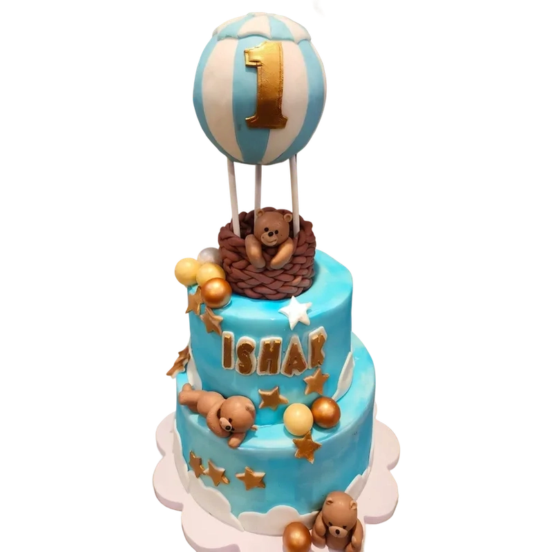 Nallebjörnstårta - Ballongresa - Mintårta