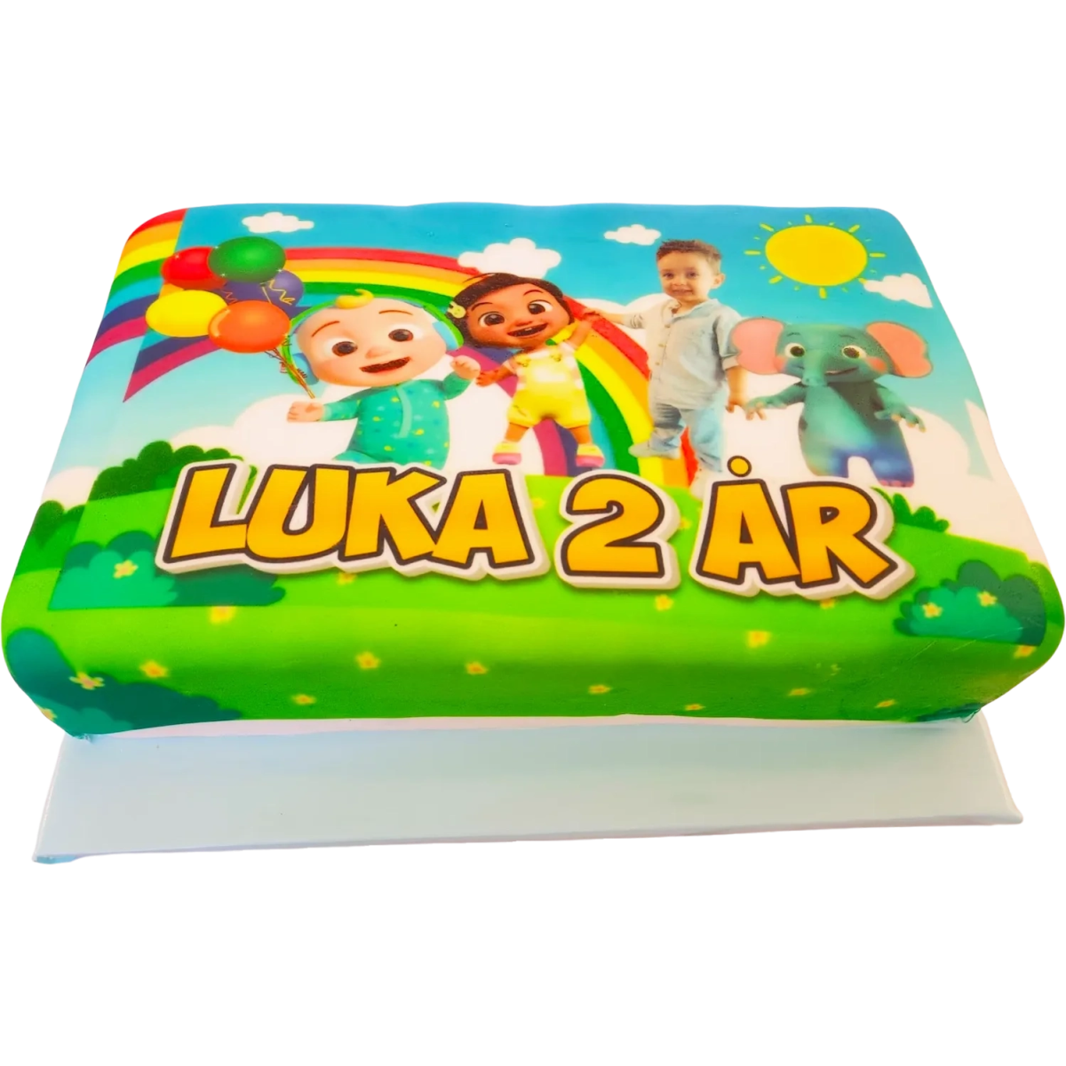 Personlig Cocomelon tårta - Mintårta