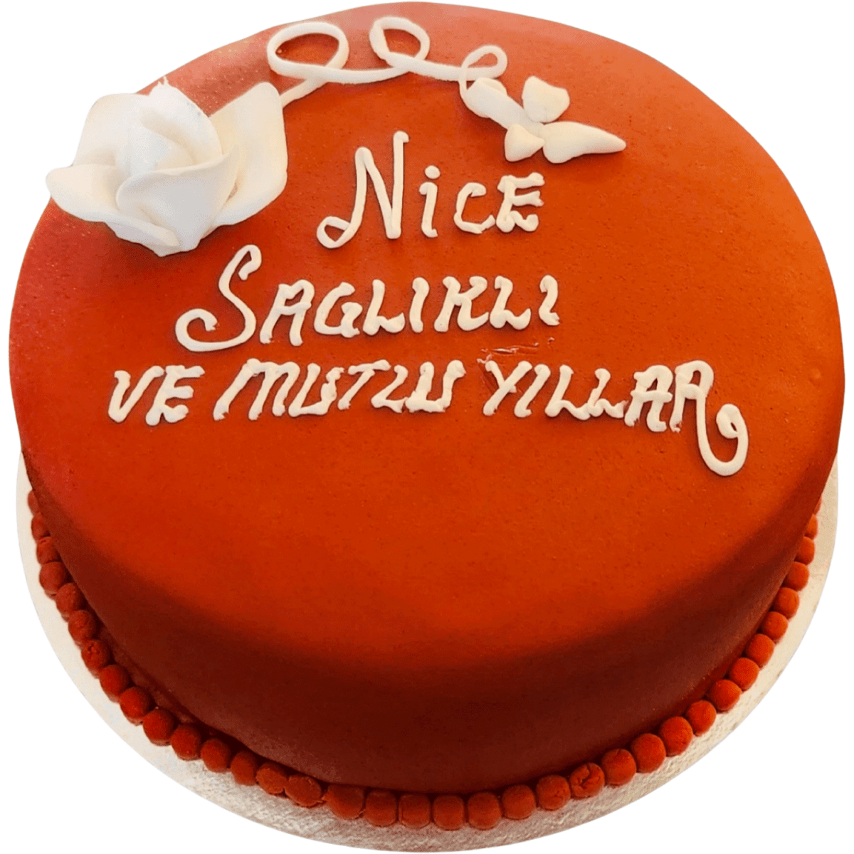 Röd princesst tårta - Mintårta