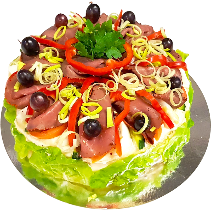 Rostbiff Smörgåstårta - Mintårta