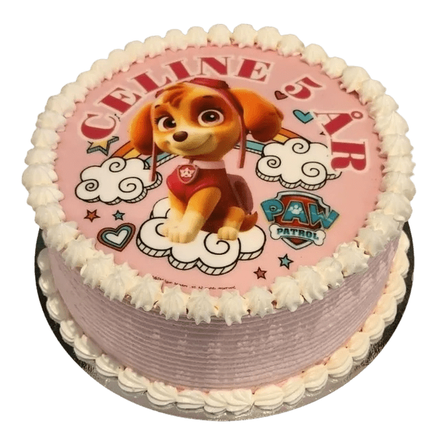 Skye - paw tårta - Mintårta