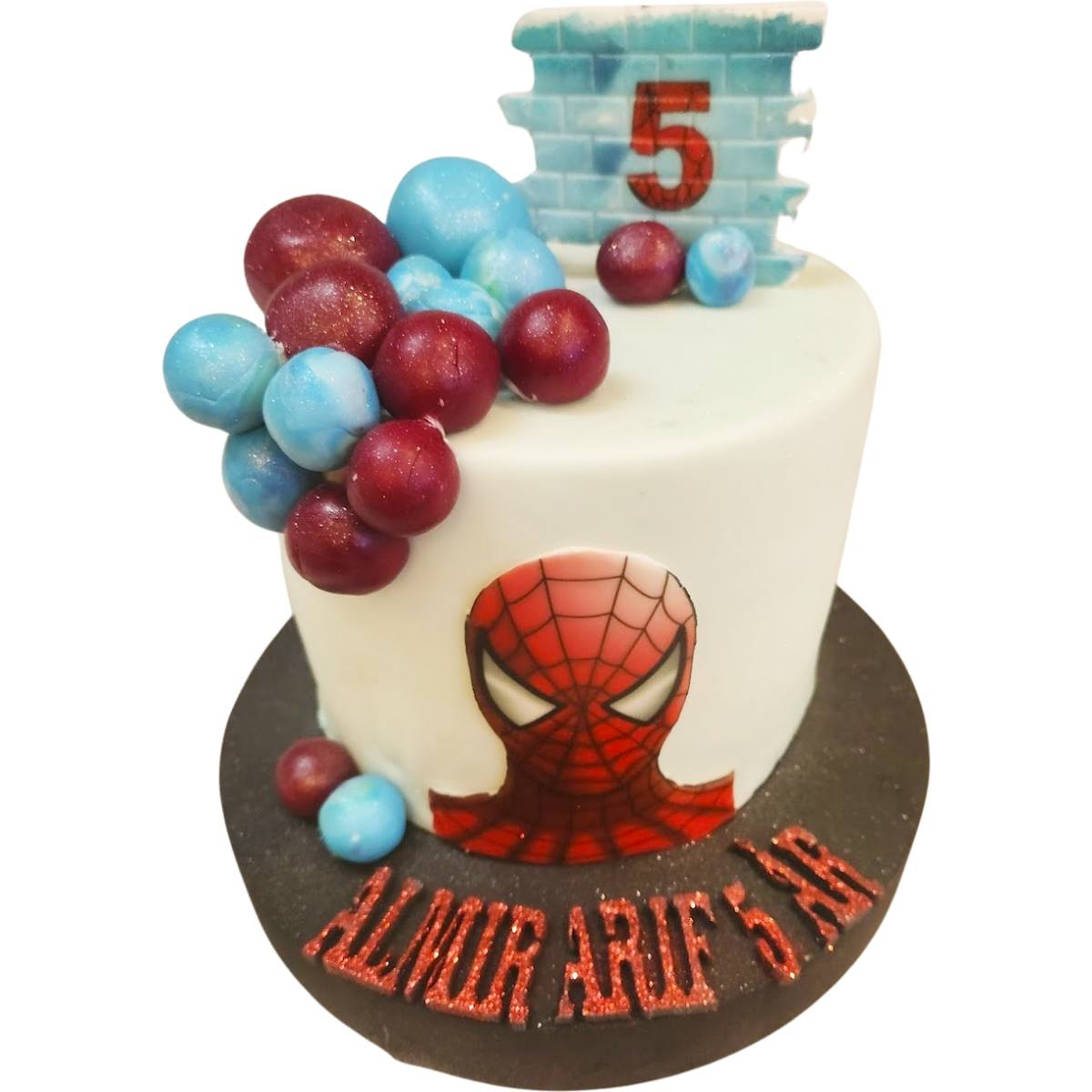 Spiderman ballong edition - Mintårta