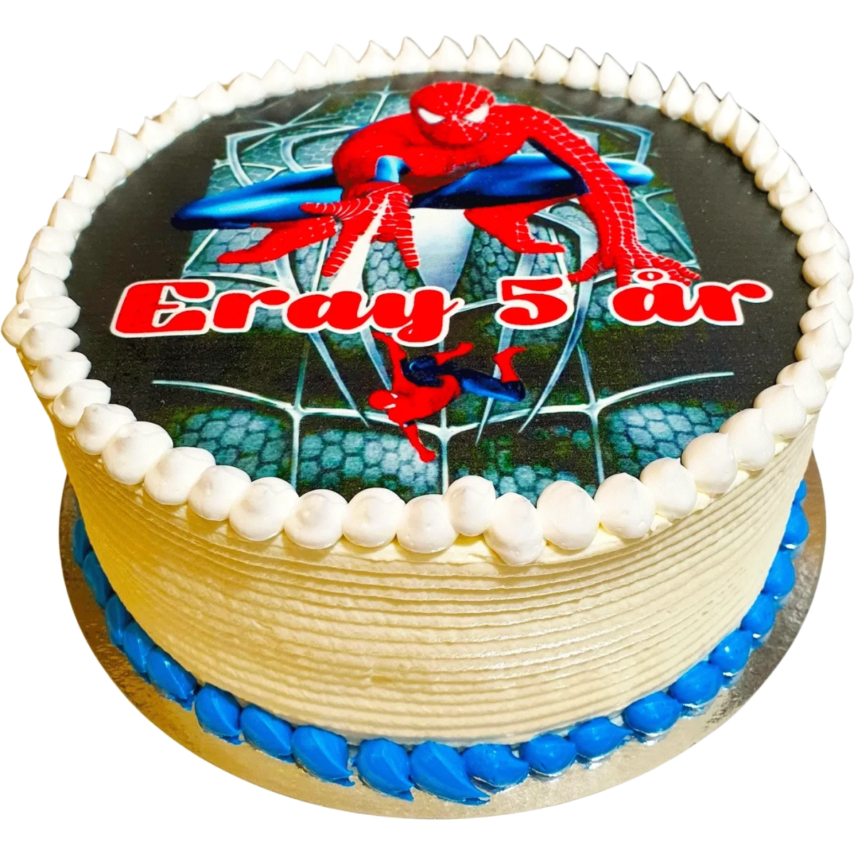 Spiderman tårta 43 - Mintårta