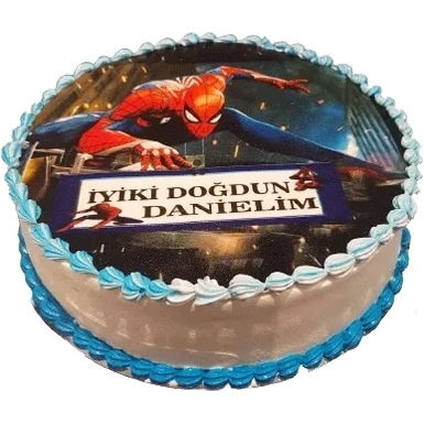 Spiderman tårta marvel 3 - Mintårta