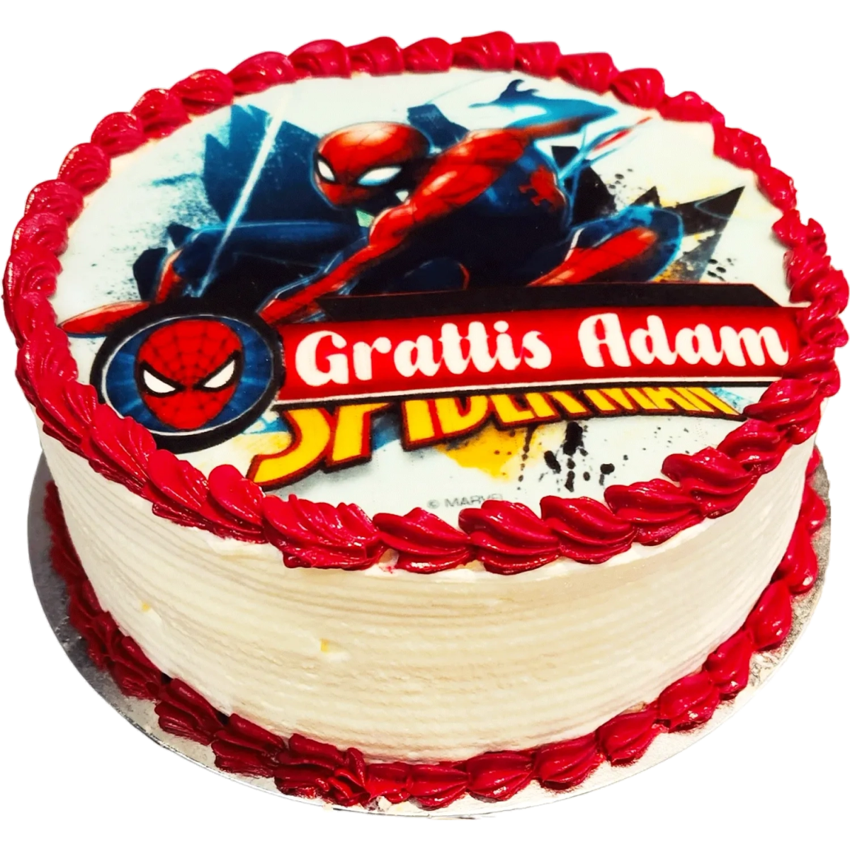 Spiderman tårta marvel city2 - Mintårta