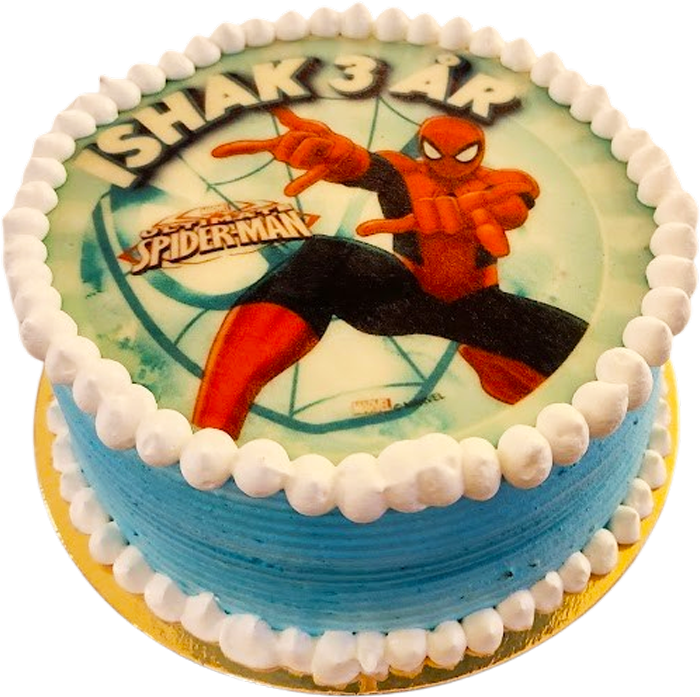 Spiderman ultimate - Mintårta