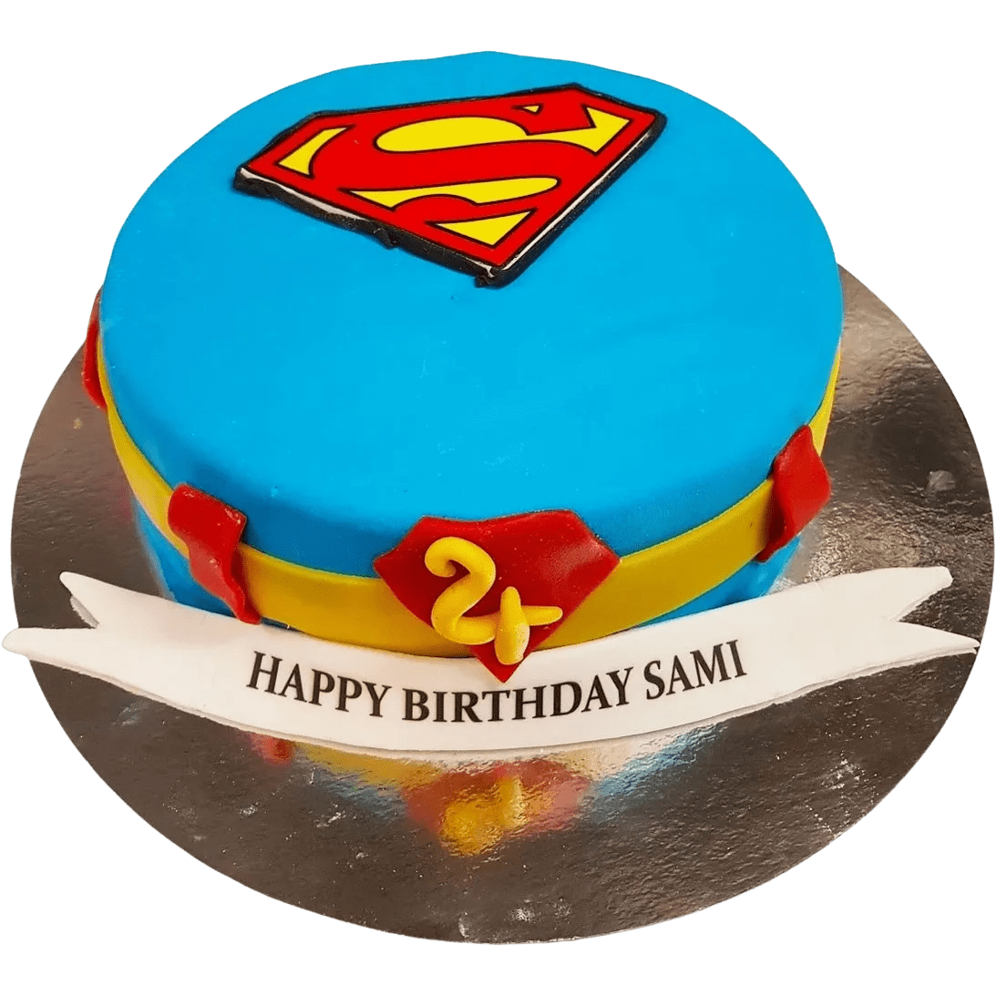 Superman tårta - Mintårta