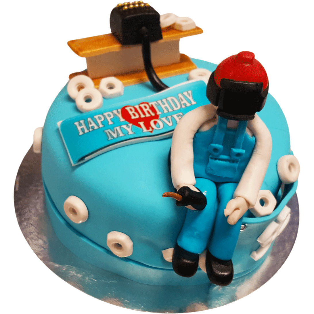 Svetsare tårta - Mintårta