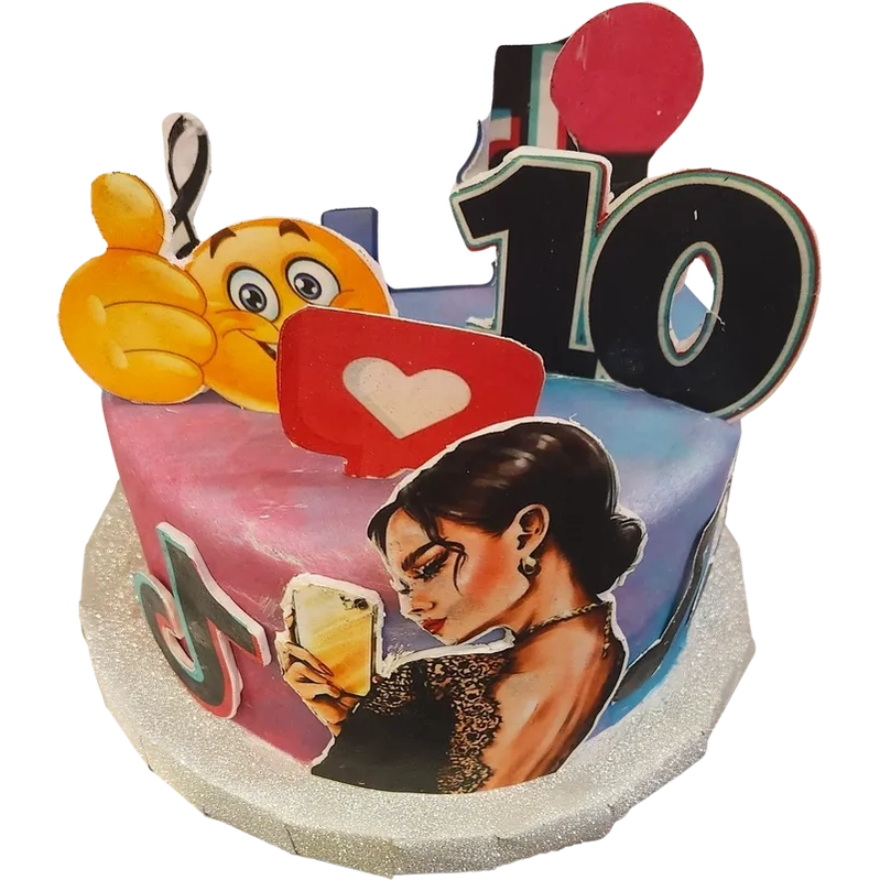 Tiktok tårta - Mintårta