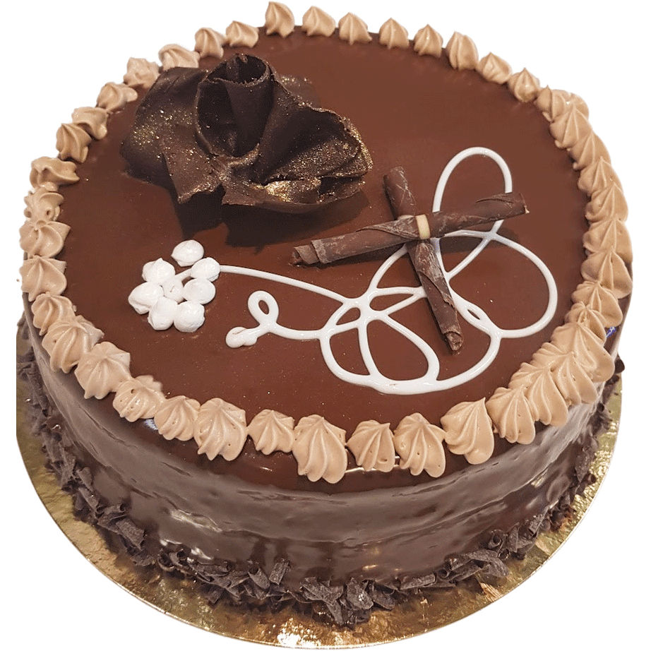 Tulpan kant dekor - Mintårta