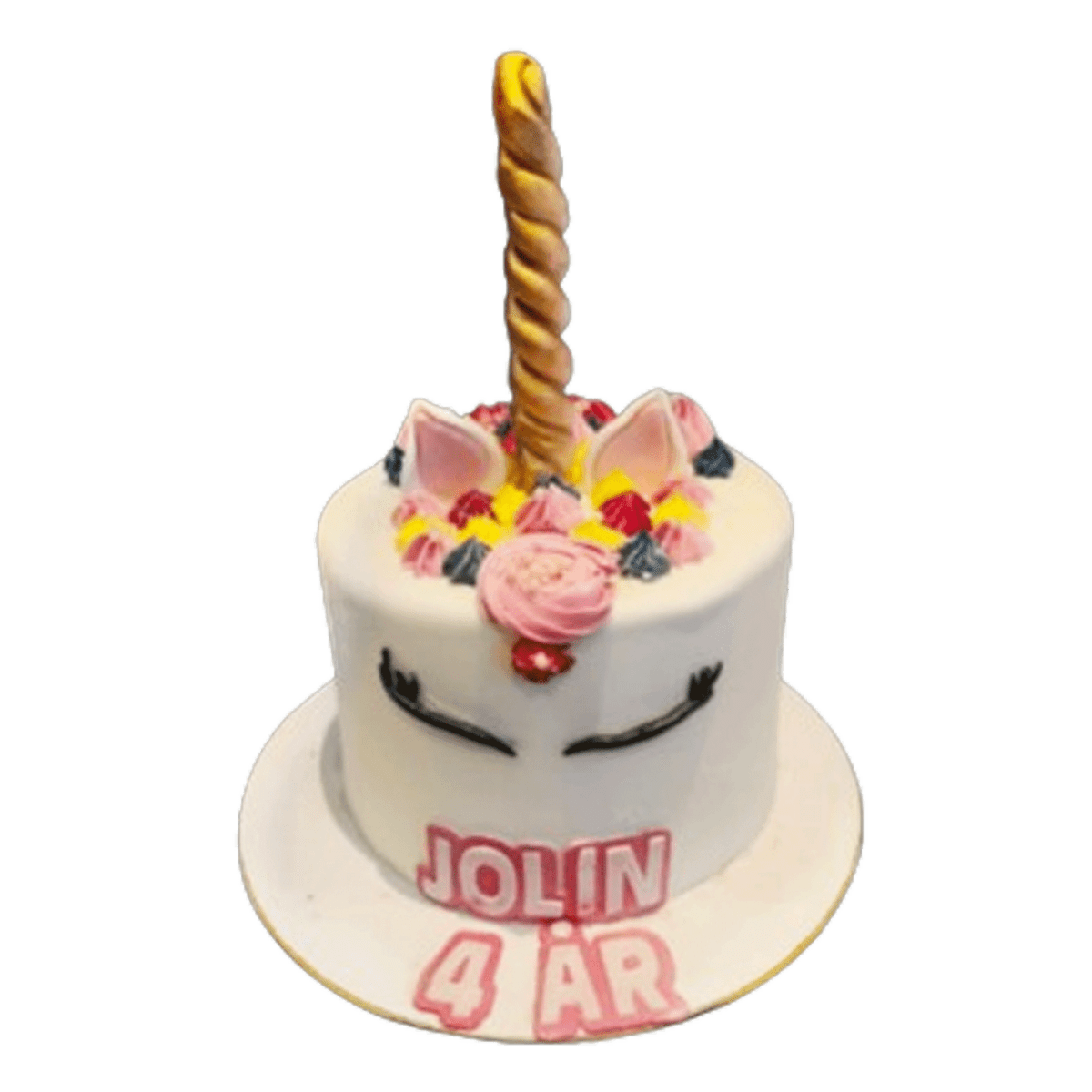 Unicorntårta /Enhörnings - Mintårta