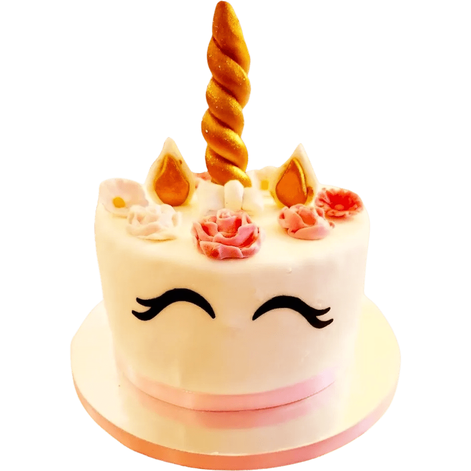 Unicorntårta rose - Mintårta