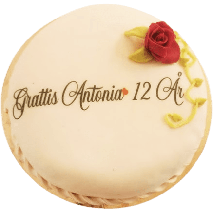 Vitt princess tårta - Mintårta